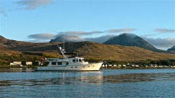 Venture II anchored off Craighouse, Jura