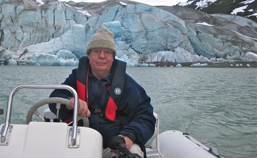 Tony in Reid Inlet