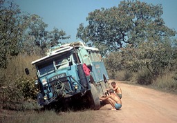 Truck tipped